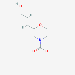 Tert-butyl 2-(3-hydroxyprop-1-en-1-yl)morpholine-4-carboxylate