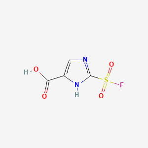 2-(fluorosulfonyl)-1H-imidazole-4-carboxylicacid