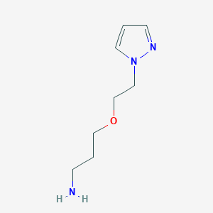 3-(2-(1h-Pyrazol-1-yl)ethoxy)propan-1-amine