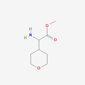 molecular formula C8H15NO3 B1360870 Methyl 2-amino-2-(tetrahydro-2H-pyran-4-yl)acetate CAS No. 477585-43-6
