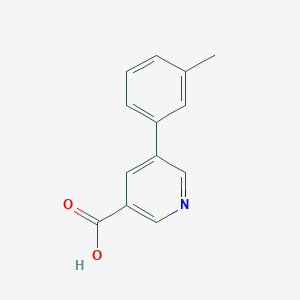 molecular formula C13H11NO2 B1360873 5-(m-Tolyl)nicotinic acid CAS No. 887973-34-4
