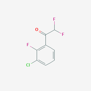 1-(3-Chloro-2-fluorophenyl)-2,2-difluoroethanone