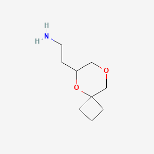 2-{5,8-Dioxaspiro[3.5]nonan-6-yl}ethan-1-amine