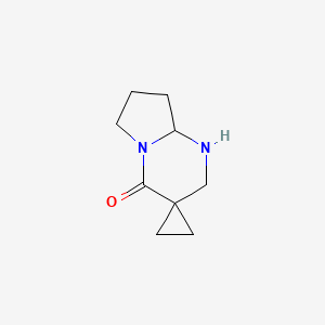 hexahydro-1'H-spiro[cyclopropane-1,3'-pyrrolo[1,2-a]pyrimidin]-4'-one