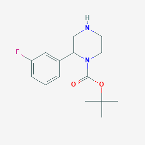 Tert-butyl 2-(3-fluorophenyl)piperazine-1-carboxylate