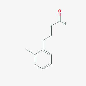 molecular formula C11H14O B13608862 4-(2-Methylphenyl)butanal 