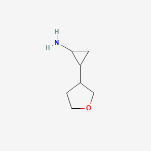 2-(Tetrahydrofuran-3-yl)cyclopropan-1-amine