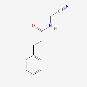 N-(cyanomethyl)-3-phenylpropanamide