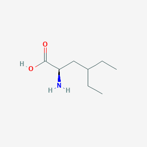 molecular formula C8H17NO2 B13608874 (R)-2-Amino-4-ethylhexanoic acid 