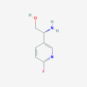 (R)-2-Amino-2-(6-fluoropyridin-3-yl)ethan-1-ol