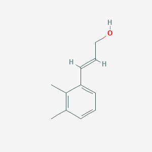 molecular formula C11H14O B13608935 3-(2,3-Dimethylphenyl)prop-2-en-1-ol 