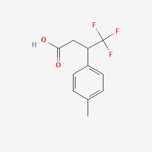 4,4,4-Trifluoro-3-(p-tolyl)butanoic acid