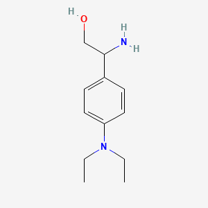 2-Amino-2-[4-(diethylamino)phenyl]ethan-1-ol