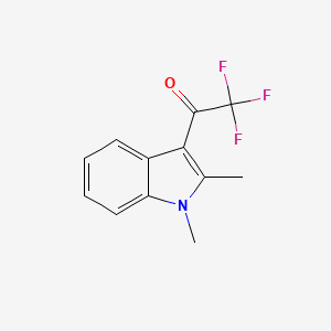 1-(1,2-dimethyl-1H-indol-3-yl)-2,2,2-trifluoroethan-1-one