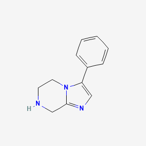 B1360903 3-Phenyl-5,6,7,8-tetrahydroimidazo[1,2-a]pyrazine CAS No. 885281-16-3