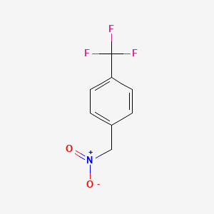 molecular formula C8H6F3NO2 B13609059 [4-(Trifluoromethyl)phenyl]nitromethane 