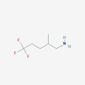 5,5,5-Trifluoro-2-methylpentan-1-amine