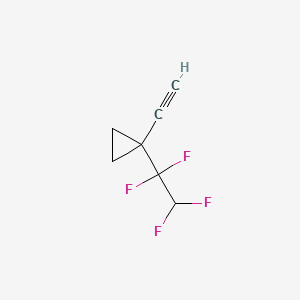 1-Ethynyl-1-(1,1,2,2-tetrafluoroethyl)cyclopropane