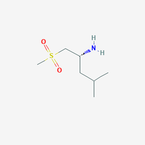 (2R)-1-methanesulfonyl-4-methylpentan-2-amine