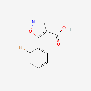 5-(2-Bromophenyl)isoxazole-4-carboxylic acid