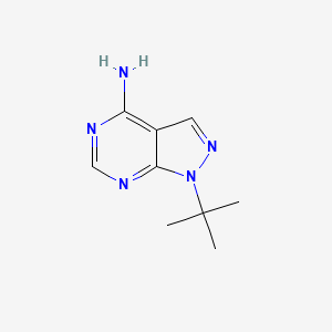 molecular formula C9H13N5 B1360911 1-tert-butyl-1H-pyrazolo[3,4-d]pyrimidin-4-amine CAS No. 862728-60-7