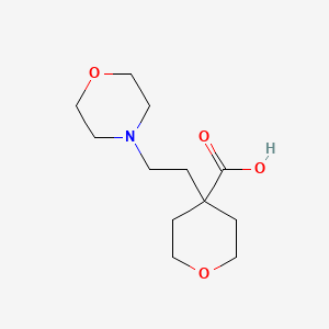 4-(2-Morpholinoethyl)tetrahydro-2h-pyran-4-carboxylic acid