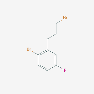 4-Bromo-3-(3-bromopropyl)fluorobenzene