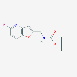 tert-butyl N-({5-fluorofuro[3,2-b]pyridin-2-yl}methyl)carbamate