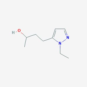 4-(1-Ethyl-1h-pyrazol-5-yl)butan-2-ol