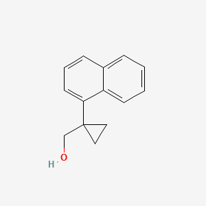 (1-(Naphthalen-1-YL)cyclopropyl)methanol