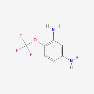 molecular formula C7H7F3N2O B1360921 4-(Trifluoromethoxy)benzene-1,3-diamine CAS No. 873055-90-4