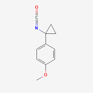 1-(1-Isocyanatocyclopropyl)-4-methoxybenzene