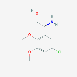 (2R)-2-Amino-2-(5-chloro-2,3-dimethoxyphenyl)ethan-1-OL