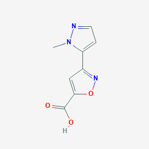 3-(1-Methyl-1H-pyrazol-5-yl)-5-isoxazolecarboxylic acid