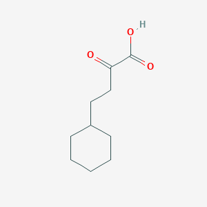 molecular formula C10H16O3 B13609298 4-Cyclohexyl-2-oxobutanoic acid 