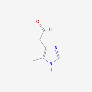 2-(4-methyl-1H-imidazol-5-yl)acetaldehyde