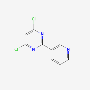molecular formula C9H5Cl2N3 B1360934 4,6-Dichloro-2-(pyridin-3-yl)pyrimidine CAS No. 89508-47-4