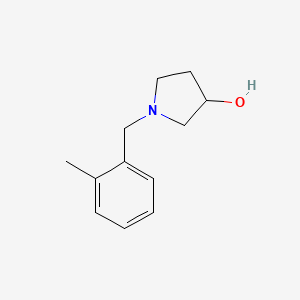 molecular formula C12H17NO B1360936 1-(2-Methylbenzyl)pyrrolidin-3-ol CAS No. 1044773-97-8
