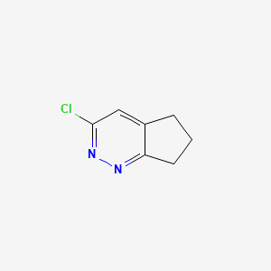 molecular formula C7H7ClN2 B1360939 3-chloro-5H,6H,7H-cyclopenta[c]pyridazine CAS No. 872292-64-3