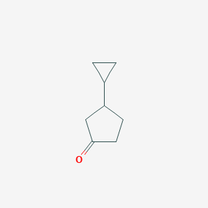 molecular formula C8H12O B1360943 3-Cyclopropylcyclopentan-1-one CAS No. 59939-08-1