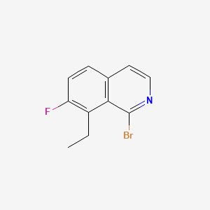 1-Bromo-8-ethyl-7-fluoroisoquinoline