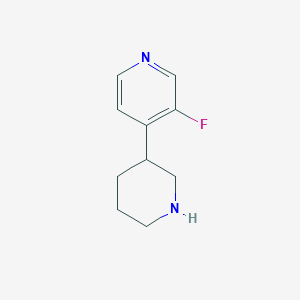 3-Fluoro-4-(piperidin-3-yl)pyridine