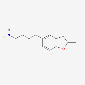 4-(2-Methyl-2,3-dihydrobenzofuran-5-yl)butan-1-amine