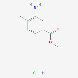 molecular formula C9H12ClNO2 B1360957 Methyl 3-amino-4-methylbenzoate hydrochloride CAS No. 383677-41-6