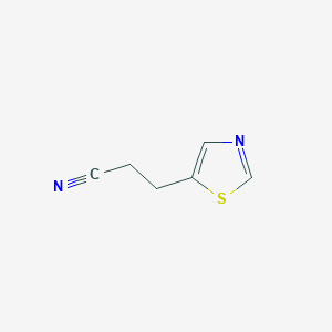 3-(Thiazol-5-yl)propanenitrile