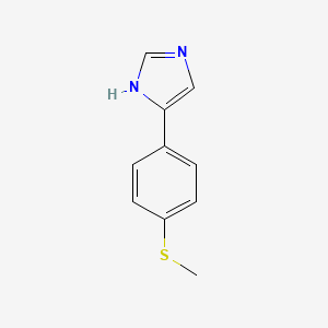 4-[4-(methylsulfanyl)phenyl]-1H-imidazole