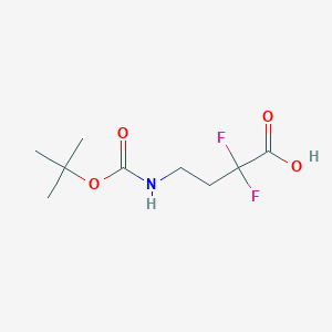 4-tert-Butoxycarbonylamino-2,2-difluoro-butyric acid