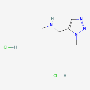 methyl[(1-methyl-1H-1,2,3-triazol-5-yl)methyl]aminedihydrochloride