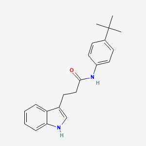 N-(4-tert-butylphenyl)-3-(1H-indol-3-yl)propanamide