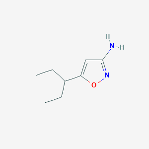 5-(Pentan-3-yl)isoxazol-3-amine